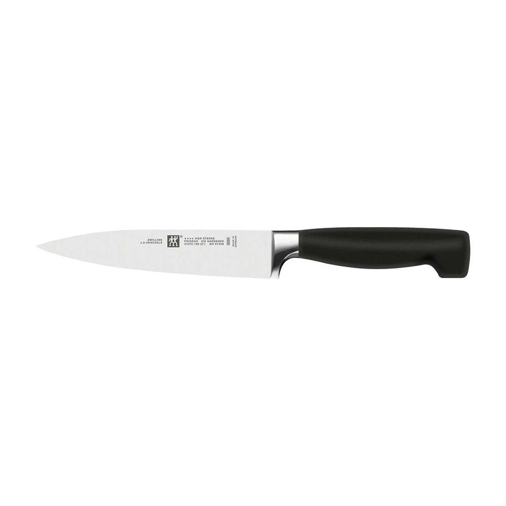 ZWILLING VIER STERNE Set di Coltelli con Ceppo, Marrone, 8 Pezzi