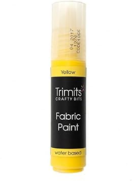 Impex 3D Fabric Paint Pen Yellow - each