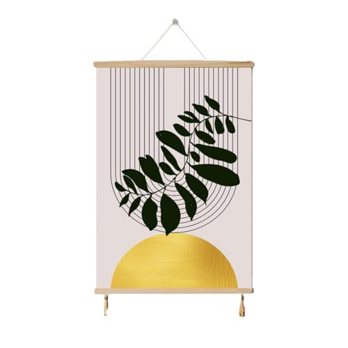 AHUANH Modern Mural Breaker Box Cover Decorative, Electrical Panel Cover No Punching Office, Hotel Vertical Fuse Box Cover Decorative Wall(Yellow,40 * 60CM)