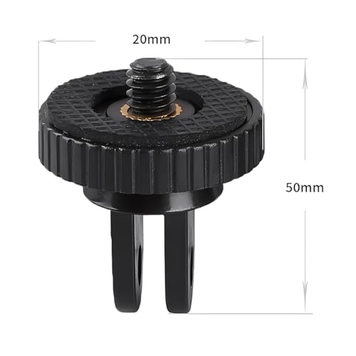 Dreneco 4 Pack Tripod Mount Adapter, Camera Mount Adapter, 1/4” -20 Tripod Adapter Compatible with Gopro Hero Action Cameras - Image 4