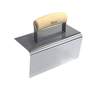 Bon Tool 12-411 8-Inch by 4-Inch Stainless Steel Outside Step Tool with 4-Inch Lip and 1/2-Inch Radius