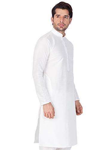 Elina fashion Men's Tunic Banglori Silk Kurta Pajama Set Indian Traditional Wear2