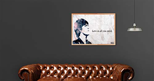 Poster The Beatles Love is All You Need Wall Art - Les Beatles, Paul McCartney, John Lennon, RIngo Starr, George Harrison Poster The Beatles Love is All You Need Wall Art – Image 4