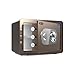HIZLJJ Cassaforte Cabinet Cassaforte Meccanica Cassaforte domestica Piccolo Cassaforte Anti-Furto Anti-Furto Password interamente in acciaio con chiave mini ignifugo, armadio Documenti di ufficio Vecc