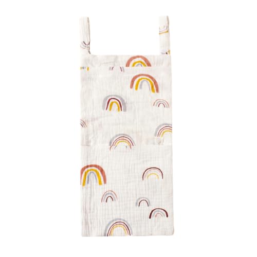 SGERUFZ Organizador para cuna y habitación infantil, organizador cuna y pañales, bolsa pañales bebe, colgante para cuna o cambiador (Blanco) SGERUFZ Organizador para cuna y habitación infantil, organizador cuna y pañales, bolsa pañales bebe, colgante para cuna o cambiador (Blanco)