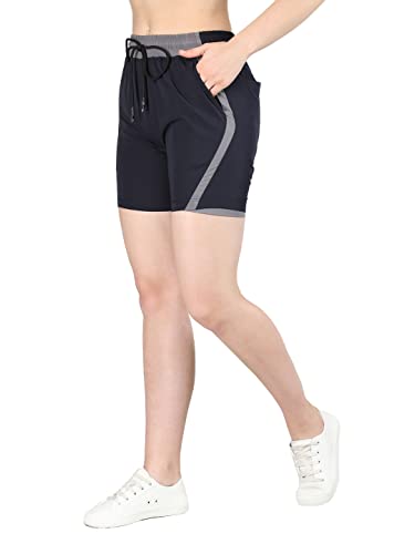 Image of CHKOKKO Summer Basketball Sports Workout Gym Training Wear Shorts for Women