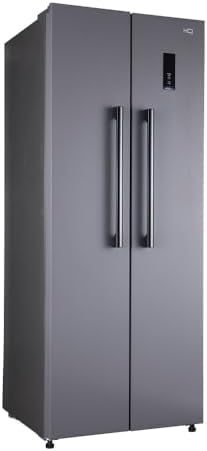 Geladeira Refrigerador HQ Frost Free Side By Side 460 Litros Cinza HQ-460SBSFF (127V)