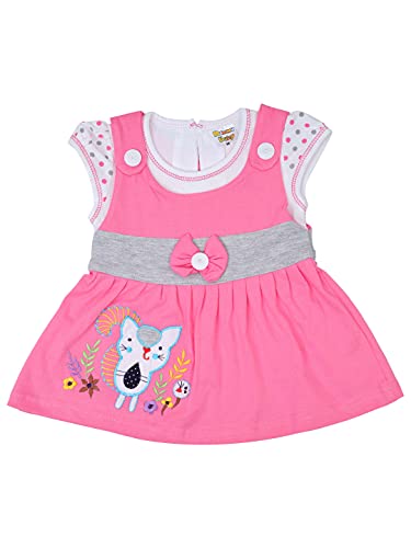Image of NammaBaby Baby Girl's A-Line Mini Frock Dress (Pack of 1)