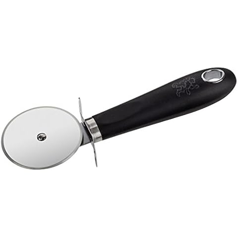 Stanley Rogers Pizza Cutter 18,5 cm, Kitchen Tool With Ergonomic Premium Soft-Touch Handle, Pizza Slice With Functional Part Made Of Stainless Steel (Colour: Silver/Black) Cover