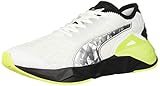 PUMA Women's Cell Plasmic Cross Trainer, White Black-Yellow Alert, 8.5 M US