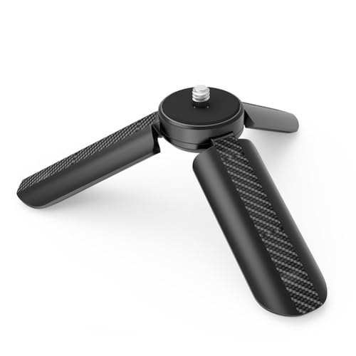 Image of Zibuyu Mini Tripod Desktop Stand Stabilizer Holder, 1 /4 inch Screw, Compatible with GoPro, Small DSLR, Camera, Pocket Projector, Black