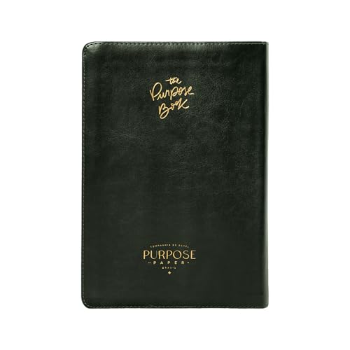 The Purpose Book: Bíblia de anotação, A21, Couro soft, Verde