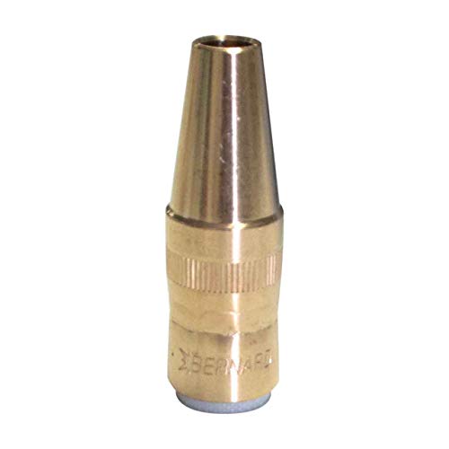Bernard NST-3818B Nozzle, Centerfire, Slim, Tapered, 3/8 Orifice, 1/8 Recess, Brass, 10 pack