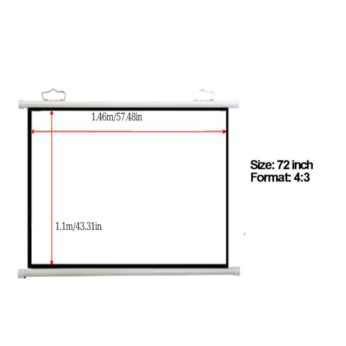 Pantalla Manual para Proyector 60 pulgadas 16:9 miniatura 7