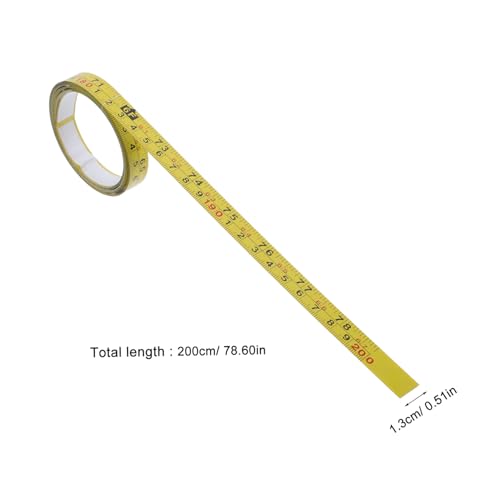 Cinta métrica adhesiva Lurrose 2 m x 1.3 cm miniatura 2