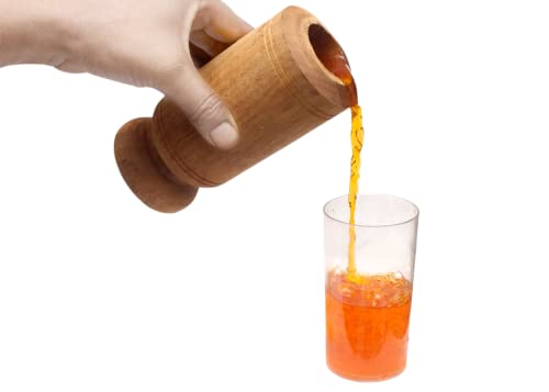 Image of MADHUFIT Vijaysar wood glass and Jamun Wood Glass | Pterocarpus Marsupium | Jamun Wood