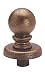 Boutique Cobblestone Ball Finial for Dressmaker Forms in Copper