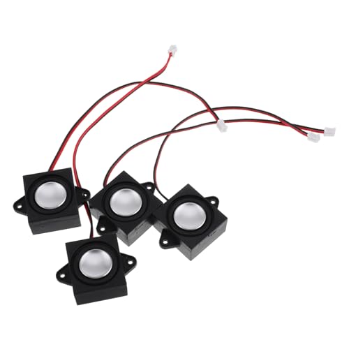 Altavoces multimedia compactos jojofuny de 4 piezas con conector amplificado para ordenador