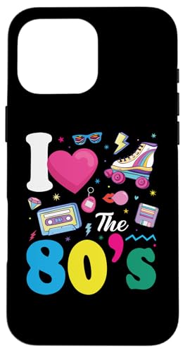 I love the 80's slogan, 80s-themed party Costume for Women �X�}�z�P�[�X iPhone 16 Pro Max �p