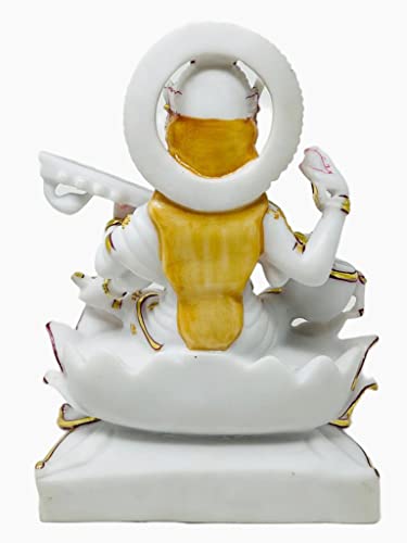 Divine Gifts Store Divine Gifts Saraswati Idol, 12 Inch, 1 Pieces - Image 5