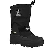 Kamik WATERBUG5G, Unisex-Kinder Schneestiefel, Schwarz (BLK_Black), 25 EU