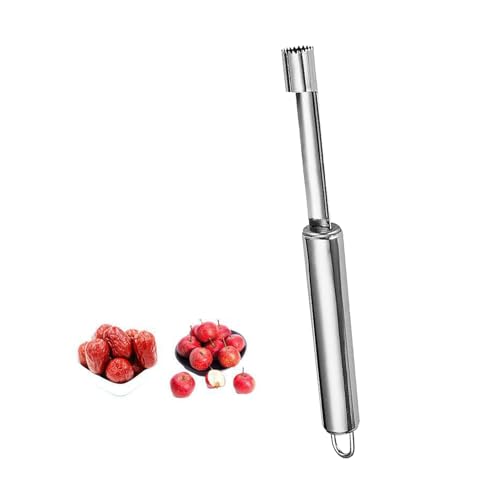 Silber Apfelentkerner,Apfelausstecher,Küchenhelfer,Apfelschneider,Edelstahl Apfelausstecher,Apfelkernausstecher,Entfernt Kerne Von äpfeln Birnen,Früchten Corer,Mit Aufhängeöse,Kerngehäuse Entsteiner