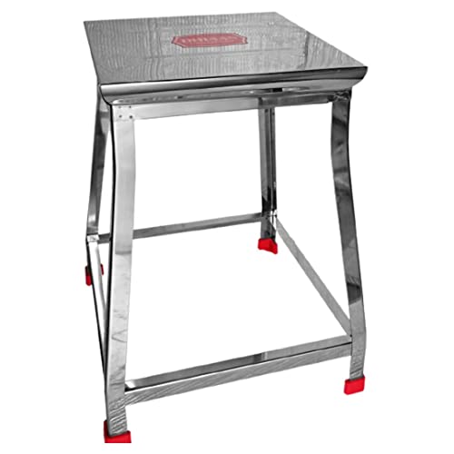 Image of Stainless Steel Stool /Table 18 Inch Height - Silver