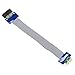 Produktbild KOLINK PCI-E x1 auf x1 Riser Flachband-Kabel - 19 cm - grau/blau