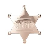 Xanight Branded Sheriff Badges, Metal Sheriff Badge for Kids Girls and Adult, Western Police Vest...