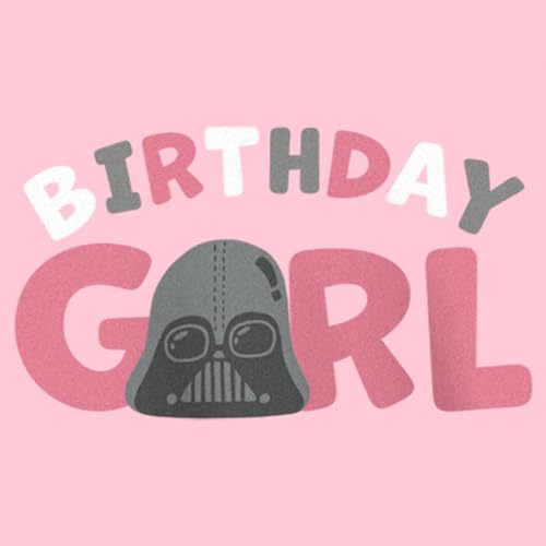 STAR WARS Girl's Birthday Girl Cartoon Darth Vader T-Shirt2