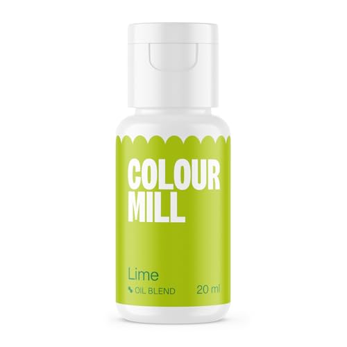 Colour Mill Oil Blend Food Colouring Lime: Colorante Alimentare Liposolubile a Base di Olio - 20 ml