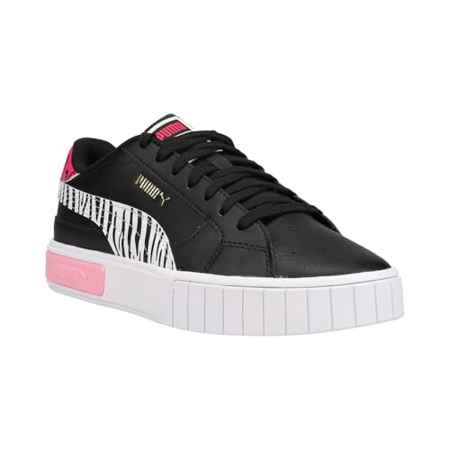 PUMA Kids Girls Cali Star Summer Roar Zebra Lace Up Sneakers Shoes Casual - Black - Size 5.5 M2