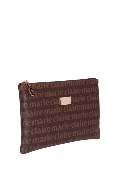 Marie ClaireBrown Women's Makeup Bag Lola Travel Makeup Organizer Cosmetic Portable Artist Storage Carry Pouch Stylish