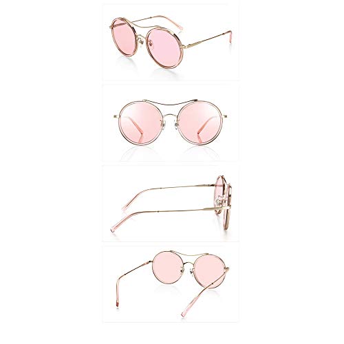 Protection UV optimale avec les lunettes de soleil légères rétro CFWSHJ - 3