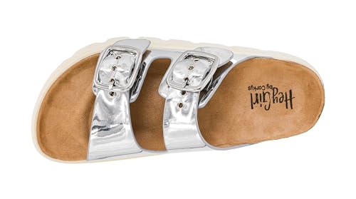 Image of Corkys Footwear Hey Girl Womens 1 inch Rumor Has It Platform Sandals, Featuring Two Adjustable Buckles, A soft Footbed, And A Lug Outsole, Perfect For Summer