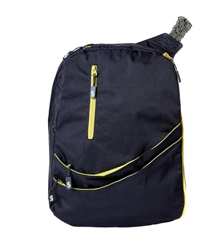 Slope Sling Backpack for Women Juniors Crossbody Bag with 15 inch Laptop Pocket One Shoulder Strap Daypack - Apple Black