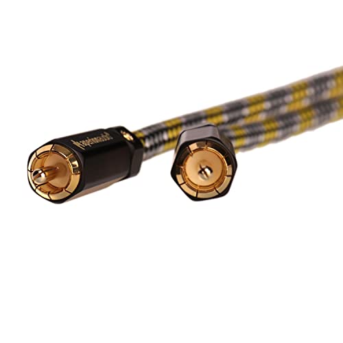 Cable RCA de audio subwoofer para amplificadores y altavoces estéreo 6