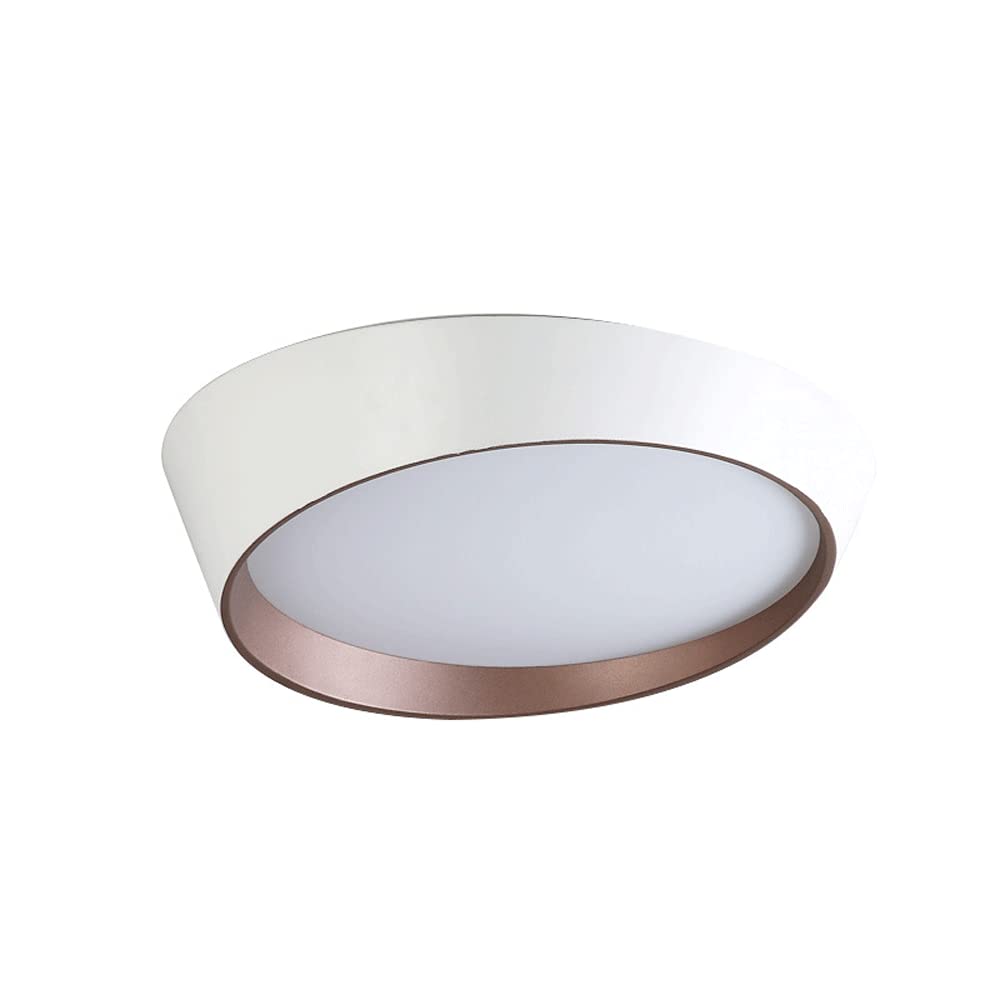 Plafonnier Encastré Industriel Led 40cm Blanc Luminaire Fer Forgé