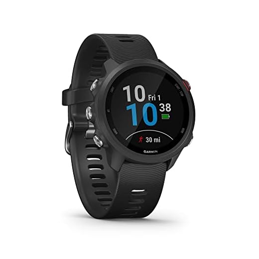 Monitor Cardíaco de Pulso com GPS Garmin Forerunner 245 Music Preto e Vermelho EU