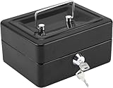 Utilisation polyvalente : cette mini caisse à monnaie offre un espace de rangement pour ranger vos bijoux, votre argent, votre monnaie, vos lettres, vos documents importants et plus encore à la maison, au bureau, à l'école, etc.