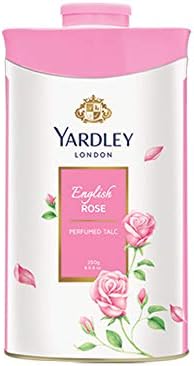 Yardley London ENGLISH ROSE Perfumed Deodorizing Talc Talcum Powder 100gm