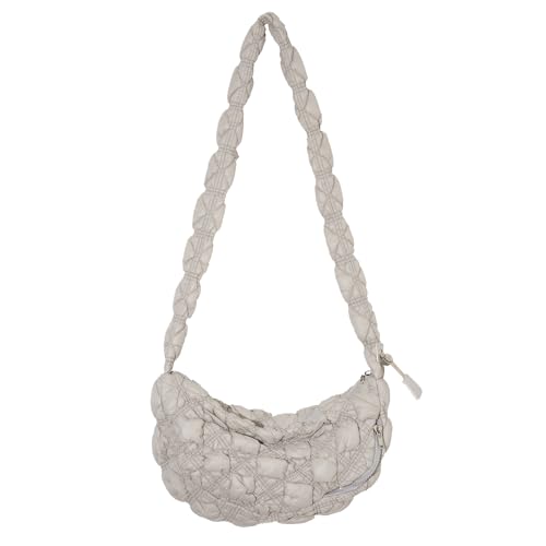 Quilted Shoulder Bag Puffer Handbag Crossbody Purse Padded Cloud Hobo Bag with Adjustable Strap