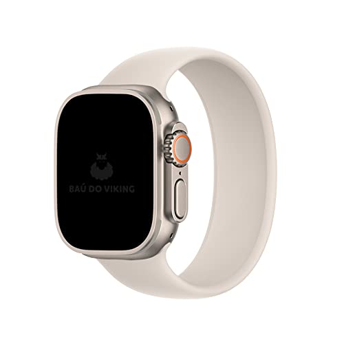 Pulseira Solo Loop Silicone Para Apple Watch (38/40/41mm S, Estelar)
