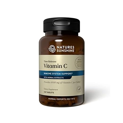Natures Sunshine Vitamin C Time Release, 1000 mg, 120 Tablets | Supports the Immune System and Quench Dangerous Free Radicals