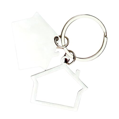 芸術家のデザインキーチェーン二重層構造マルチ機能ホルダーのクリエイティブハウス住宅所有者のための頑丈な二重層