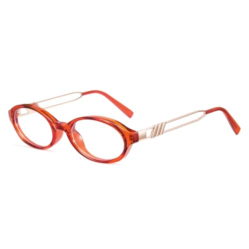 Image of Cyxus Oval Blue Light Glasses for Women Fashion UV Blocking Computer Glasses 8242