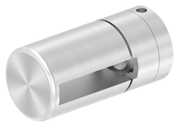 BRENK-fix Grundhalter Für Flachstäbe 40x8mm - Aluminium