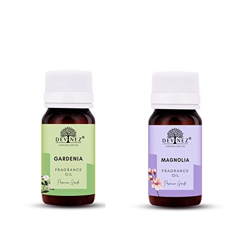 Image of Devinez Gardenia, Magnolia Aroma Oil for Tealight, Reed Ultrasonic Diffuser (30ml Each)