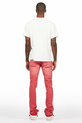 Men's Glit Rhinestone Stacked Flare Jean4