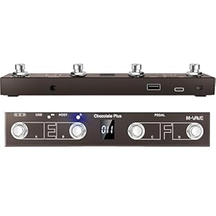 🎸[Wireless Control]: This MIDI foot controller allows for wireless operation and control of music apps via BT wireless connectivity, for Loop Pedal Tuner Switching Control ♪[Intelligent APP Control]: Compatible with various music apps, enabling seaml...